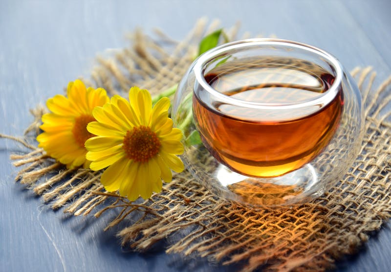 Warm honey and lemon tea — a classic home remedy for cold symptoms